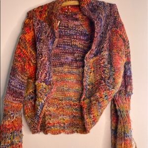 Multi color Free People sweater
